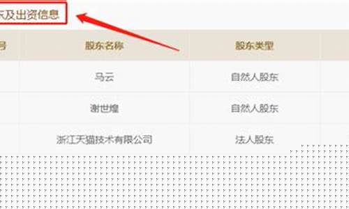 公司股东怎么查询(公司股东怎么查询个人信息)_https://www.nalian8.com_创业板_第1张