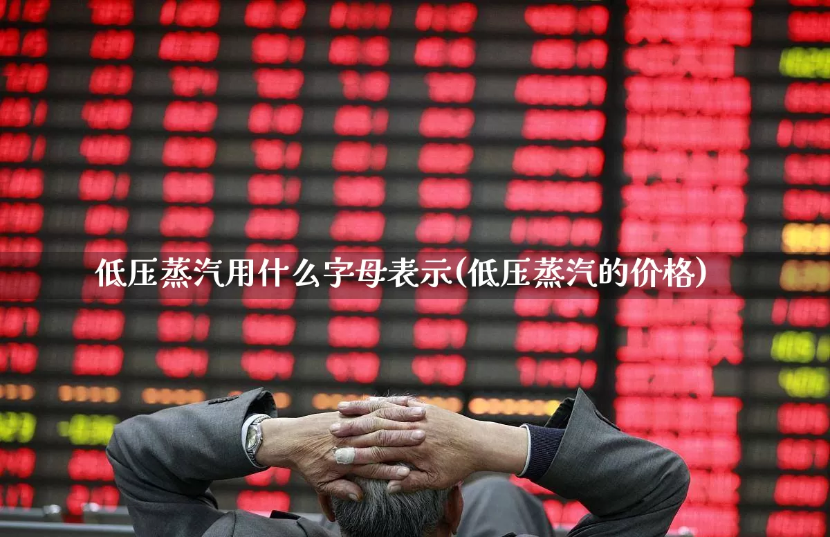 低压蒸汽用什么字母表示(低压蒸汽的价格)_https://www.nalian8.com_科创板_第1张