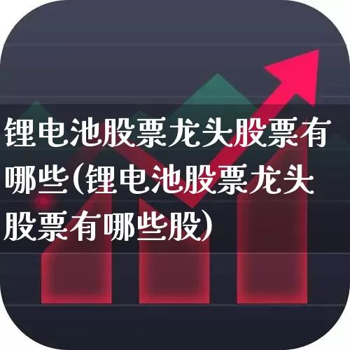 锂电池股票龙头股票有哪些(锂电池股票龙头股票有哪些股)_https://www.nalian8.com_创业板_第1张