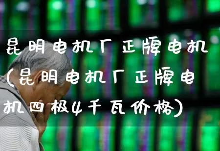 昆明电机厂正牌电机(昆明电机厂正牌电机四极4千瓦价格)_https://www.nalian8.com_北交所_第1张