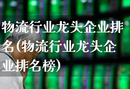 物流行业龙头企业排名(物流行业龙头企业排名榜)_https://www.nalian8.com_科创板_第1张