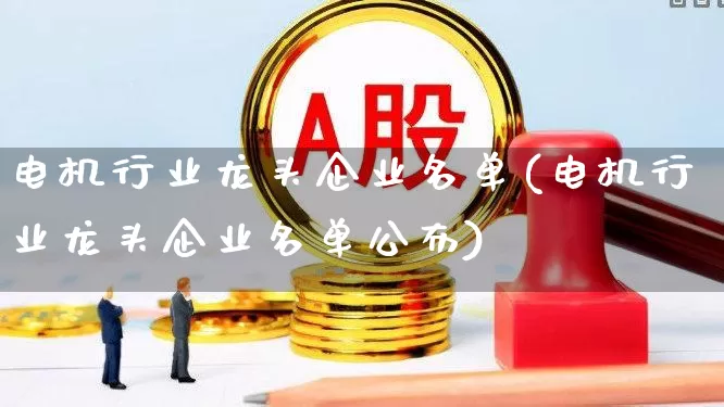 电机行业龙头企业名单(电机行业龙头企业名单公布)_https://www.nalian8.com_科创板_第1张