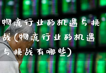 物流行业的机遇与挑战(物流行业的机遇与挑战有哪些)_https://www.nalian8.com_北交所_第1张