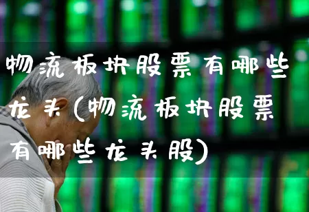 物流板块股票有哪些龙头(物流板块股票有哪些龙头股)_https://www.nalian8.com_深交所_第1张