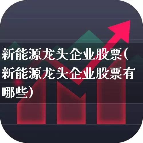 新能源龙头企业股票(新能源龙头企业股票有哪些)_https://www.nalian8.com_创业板_第1张