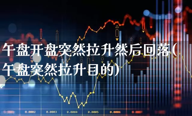 午盘开盘突然拉升然后回落(午盘突然拉升目的)_https://www.nalian8.com_北交所_第1张
