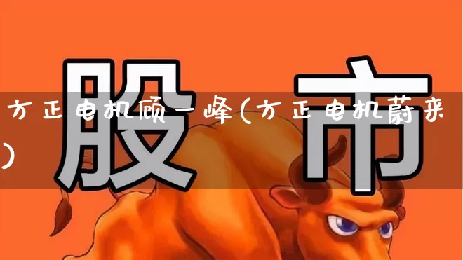方正电机顾一峰(方正电机蔚来)_https://www.nalian8.com_深交所_第1张