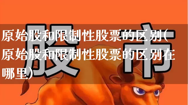 原始股和限制性股票的区别(原始股和限制性股票的区别在哪里)_https://www.nalian8.com_上交所_第1张