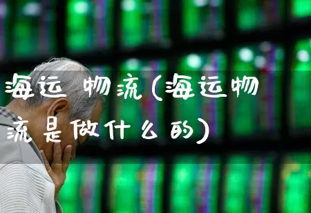 海运 物流(海运物流是做什么的)_https://www.nalian8.com_北交所_第1张