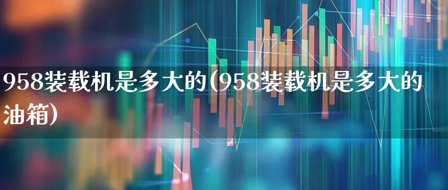 958装载机是多大的(958装载机是多大的油箱)_https://www.nalian8.com_上交所_第1张