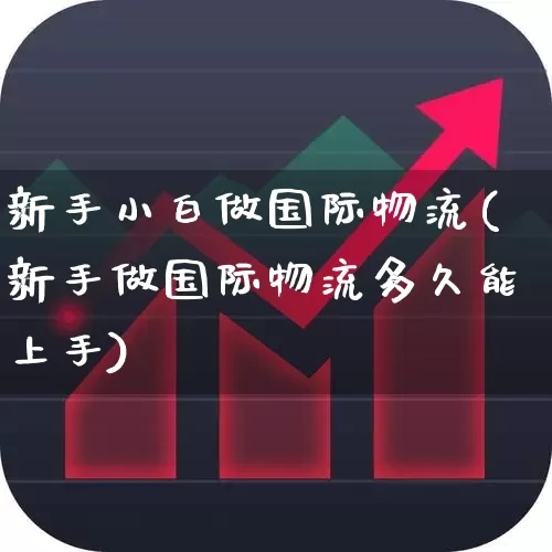 新手小白做国际物流(新手做国际物流多久能上手)_https://www.nalian8.com_北交所_第1张