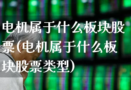 电机属于什么板块股票(电机属于什么板块股票类型)_https://www.nalian8.com_北交所_第1张