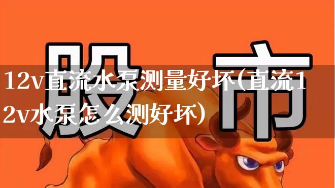 12v直流水泵测量好坏(直流12v水泵怎么测好坏)_https://www.nalian8.com_创业板_第1张
