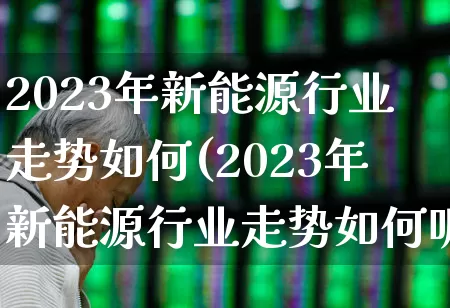 2023年新能源行业走势如何(2023年新能源行业走势如何呢)_https://www.nalian8.com_上交所_第1张