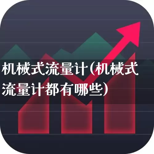 机械式流量计(机械式流量计都有哪些)_https://www.nalian8.com_北交所_第1张