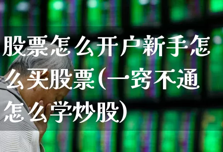 股票怎么开户新手怎么买股票(一窍不通怎么学炒股)_https://www.nalian8.com_北交所_第1张