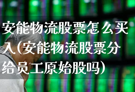 安能物流股票怎么买入(安能物流股票分给员工原始股吗)_https://www.nalian8.com_深交所_第1张