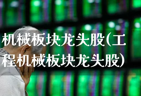 机械板块龙头股(工程机械板块龙头股)_https://www.nalian8.com_创业板_第1张