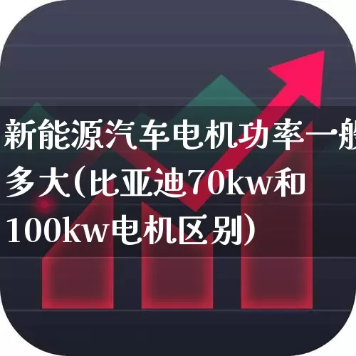 新能源汽车电机功率一般多大(比亚迪70kw和100kw电机区别)_https://www.nalian8.com_创业板_第1张