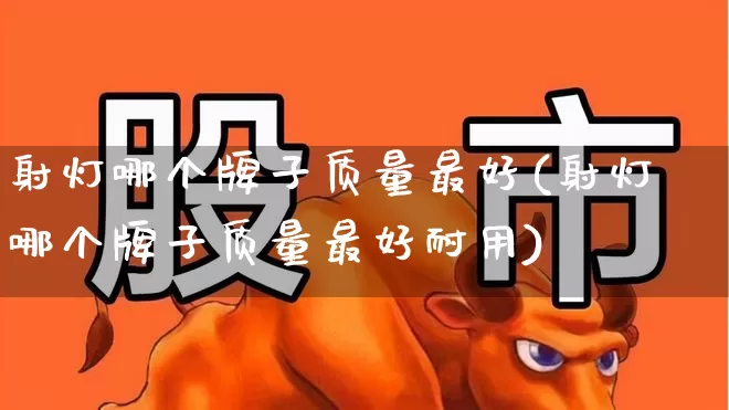 射灯哪个牌子质量最好(射灯哪个牌子质量最好耐用)_https://www.nalian8.com_科创板_第1张