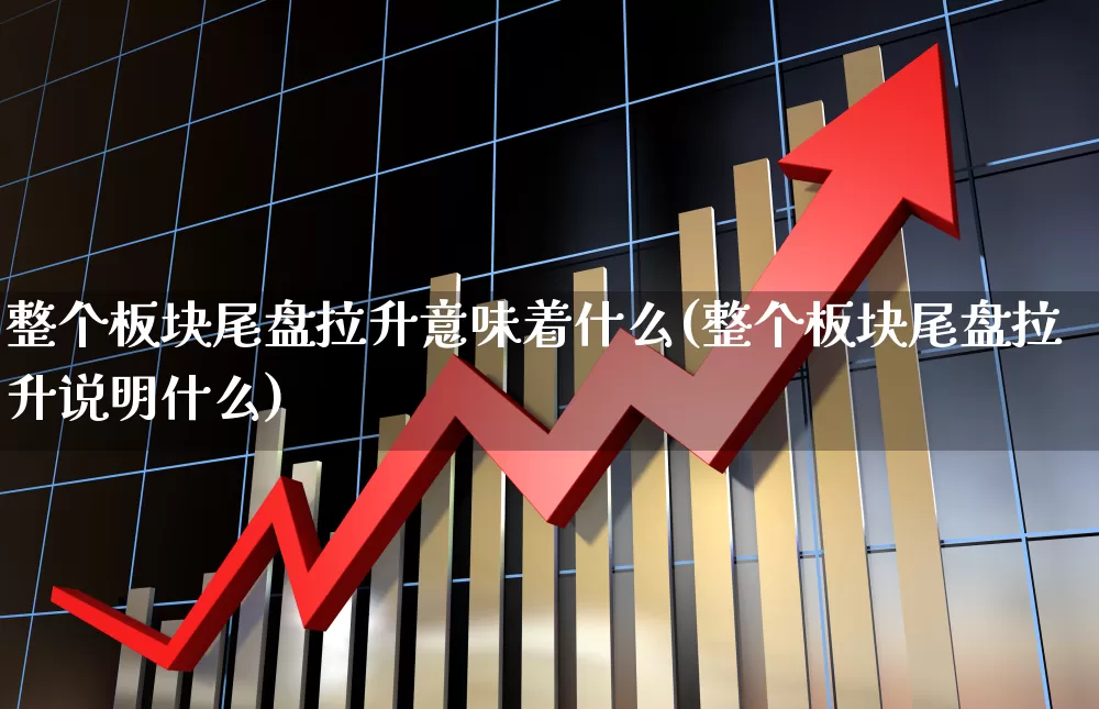 整个板块尾盘拉升意味着什么(整个板块尾盘拉升说明什么)_https://www.nalian8.com_深交所_第1张