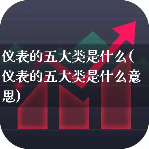 仪表的五大类是什么(仪表的五大类是什么意思)_https://www.nalian8.com_北交所_第1张
