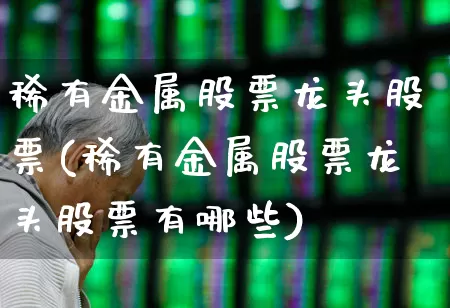 稀有金属股票龙头股票(稀有金属股票龙头股票有哪些)_https://www.nalian8.com_科创板_第1张