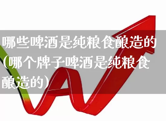 哪些啤酒是纯粮食酿造的(哪个牌子啤酒是纯粮食酿造的)_https://www.nalian8.com_上交所_第1张