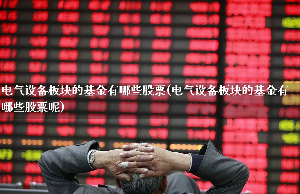 电气设备板块的基金有哪些股票(电气设备板块的基金有哪些股票呢)_https://www.nalian8.com_科创板_第1张