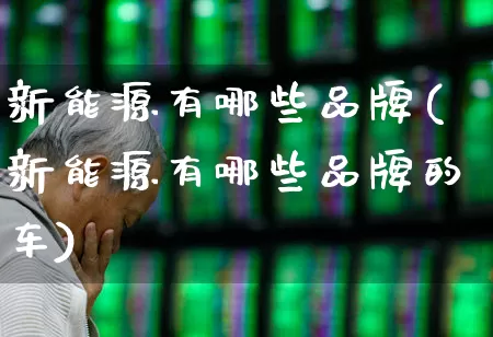 新能源有哪些品牌(新能源有哪些品牌的车)_https://www.nalian8.com_科创板_第1张