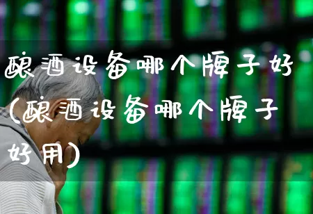 酿酒设备哪个牌子好(酿酒设备哪个牌子好用)_https://www.nalian8.com_科创板_第1张
